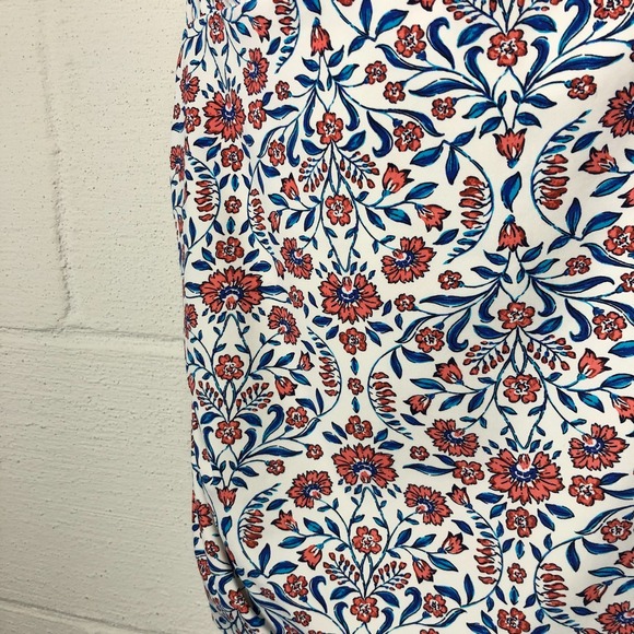 Lands End Womens Floral Tie Neck Tankini Size 16W Summer Vacation Modest - Picture 4 of 9